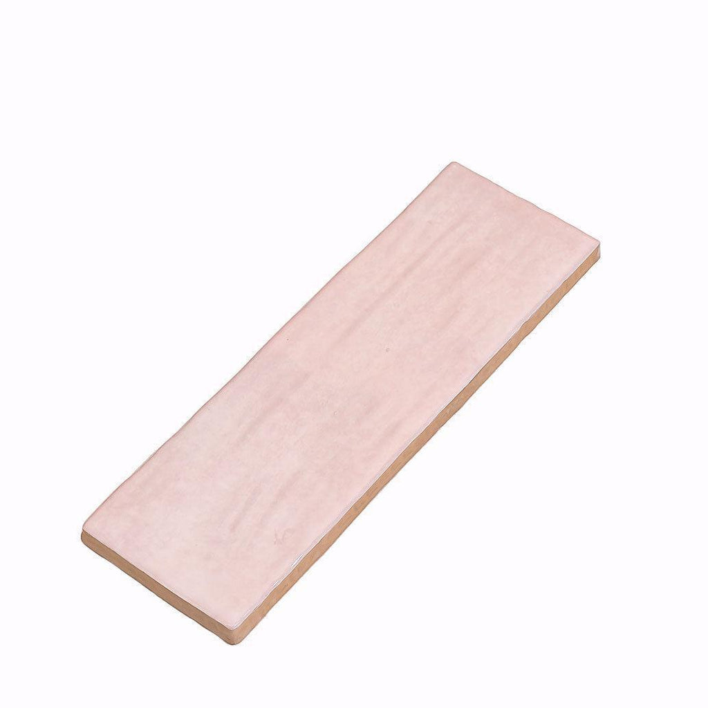 La Riviera Rose Pink Ceramic Subway Tile 2.5x8" | Tile Club
