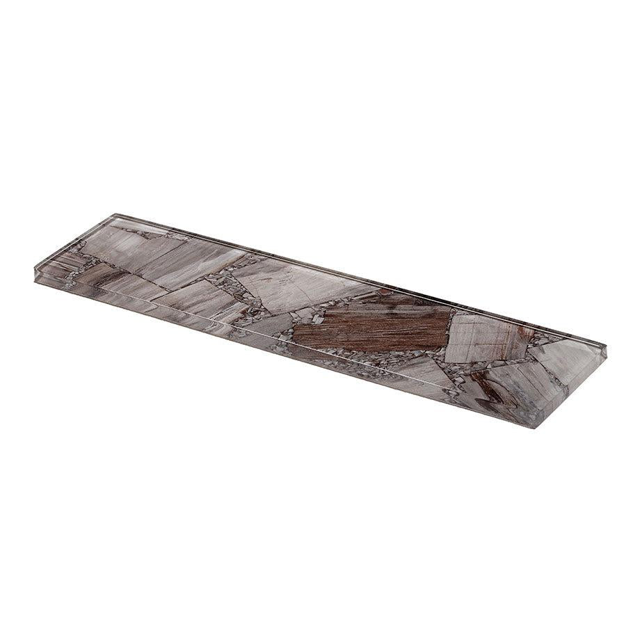 3" x 12" Agate and Shale Glass Tile | Tile Club