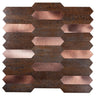 Copper Look Picket Peel and Stick Tile