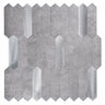 Silver Grey Picket Peel and Stick Tile