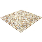 Amber Sedimentary Squares Glass Tile | Tile Club