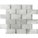 Carrara Subway With Bardiglio Dot Mosaic Tile | Tile Club | Position1
