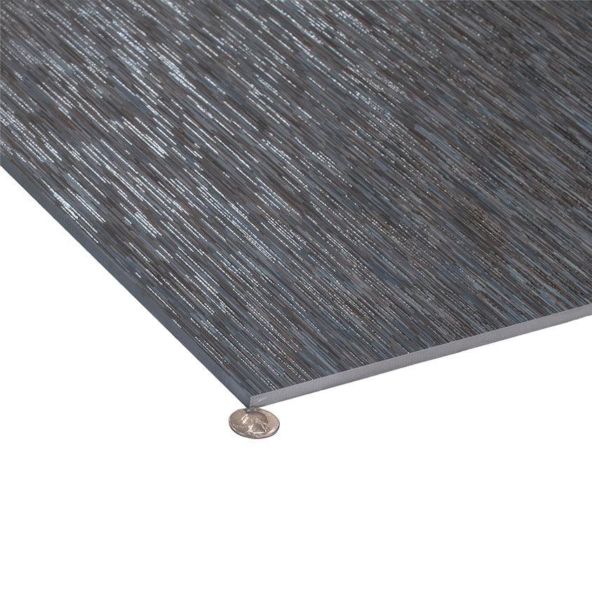 Chambray Black Thread Porcelain Tile 24x48 | Tile Club