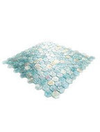 Coastal Dreams Hexagon Glass Mosaic Tile | Tile Club
