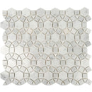 Enigma Bianco Carrara Marble Mosaic Tile | Tile Club