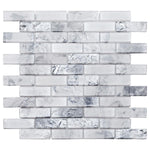 Frozen Dreams Brick Glass Mosaic Tile