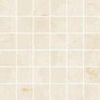 Gilded Age Ivory Natural Porcelain Mosaic Tile