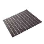 Glacier Ash Gray 1X1 Frosted Glass Tile | Tile Club