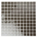 Glacier Ash Gray 1X1 Polished Glass Tile Sample