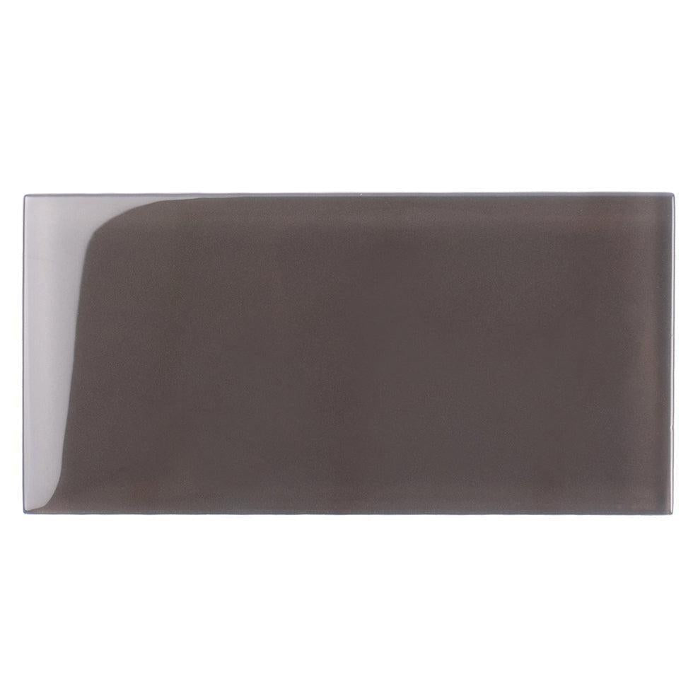 Ash Gray 3x6 Polished Glass Tile| Tile Club