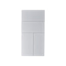 Glacier Aura Gray 3X6 Frosted Glass Subway Tile | Tile Club