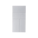 Glacier Aura Gray 3X6 Frosted Glass Subway Tile | Tile Club
