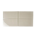 GLACIER BEACH 3" x 6" POLISHED Glass Subway TILE | Tile Club