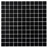 Glacier Black 1X1 Frosted Glass Tile