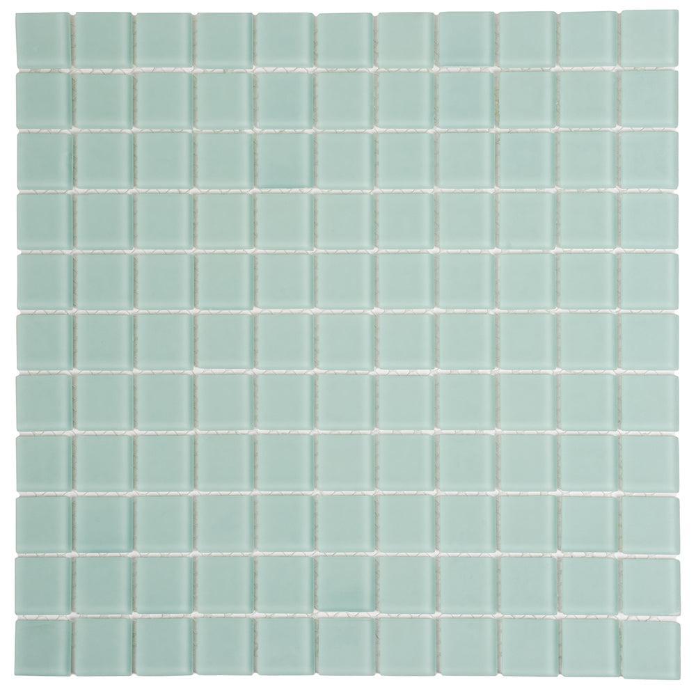 Glacier Breeze 1X1 Frosted Glass Tile