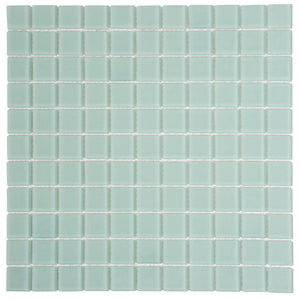 Glacier Breeze 1X1 Frosted Glass Tile Sample