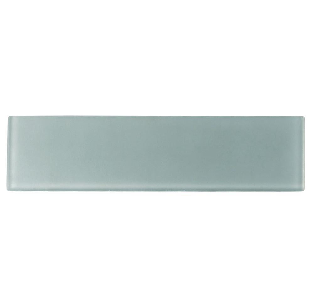 Glacier 3x12 Gray Frosted Glass Tile|Tile Club