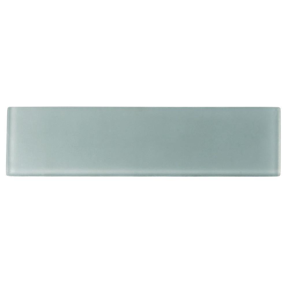 Glacier 3x12 Gray Frosted Glass Tile|Tile Club