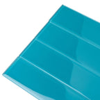 Glacier Laguna Blue 3X12 Polished Glass Tile | Tile Club