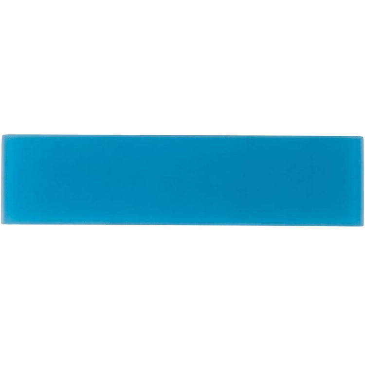 3x12 Polished Blue Glass Tile