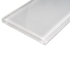 Glacier Pure White 3X12 Polished Glass Tile | Tile Club