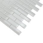 Ice White Glass Brick Tile | Tile Club