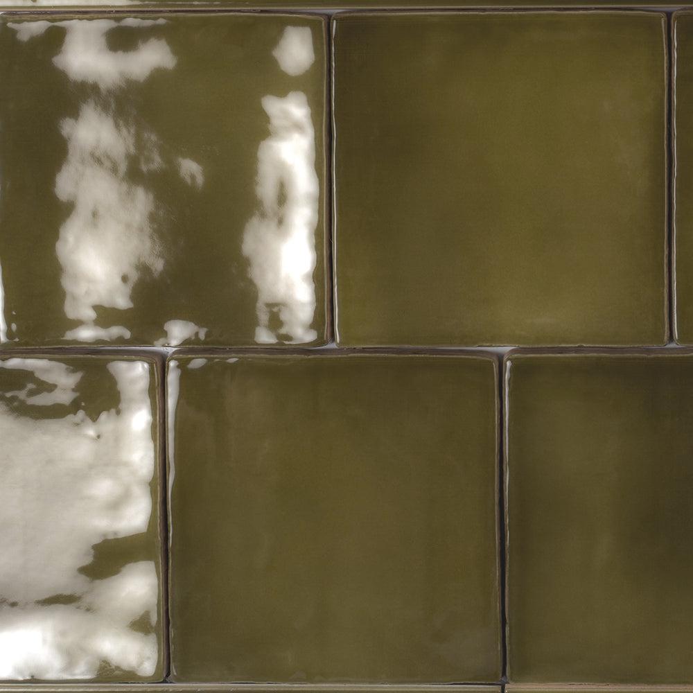 Lake Basil Ceramic Square Tile 4x4 | Tile Club