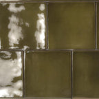 Lake Basil Ceramic Square Tile 4x4 | Tile Club