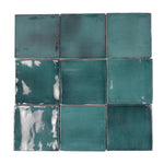 Lake Glacier Ceramic Square Tile 4x4