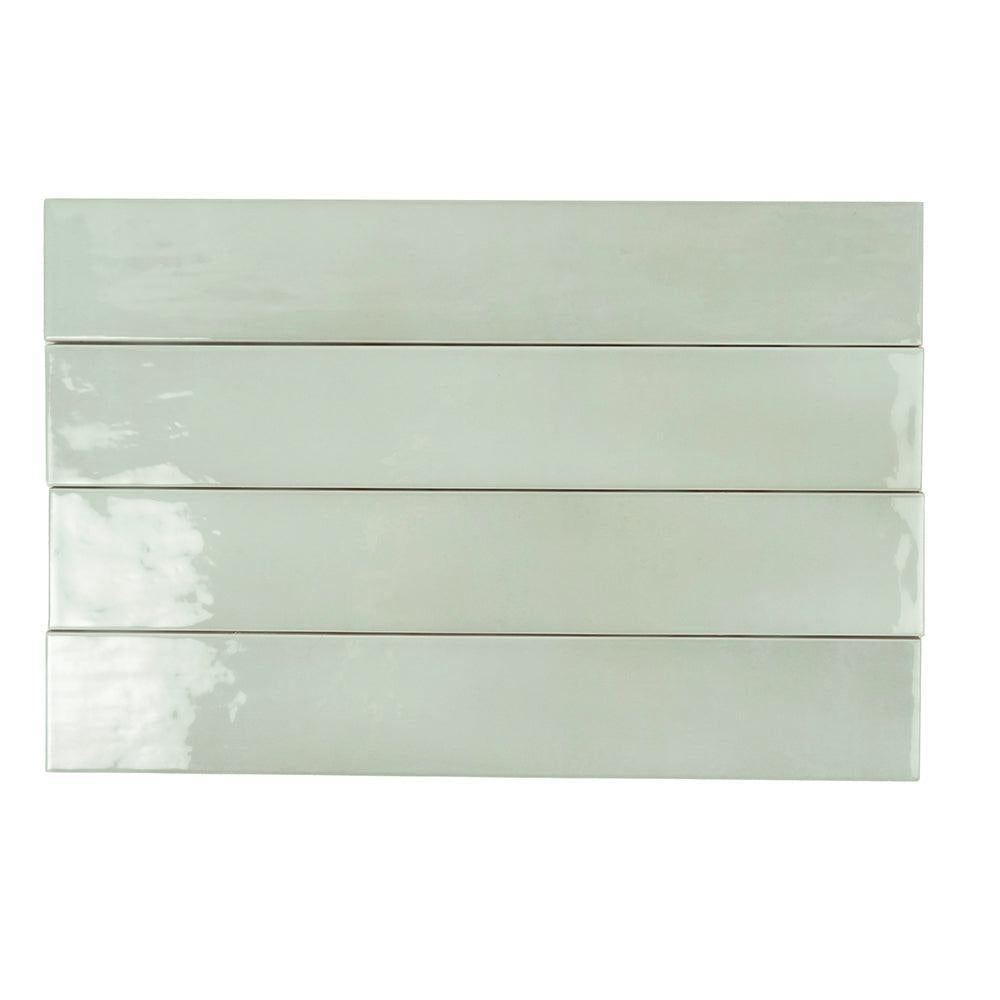 Lake Mint Ceramic Subway Tile 2.6x16 | Tile Club