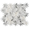 Meadow Bianco Carrara Marble Mosaic Tile