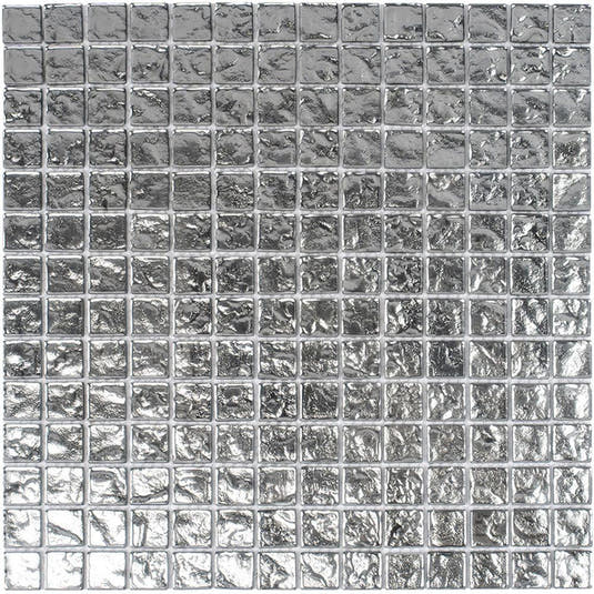 Mizumi Nickel Glass Mosaic Tile Sample