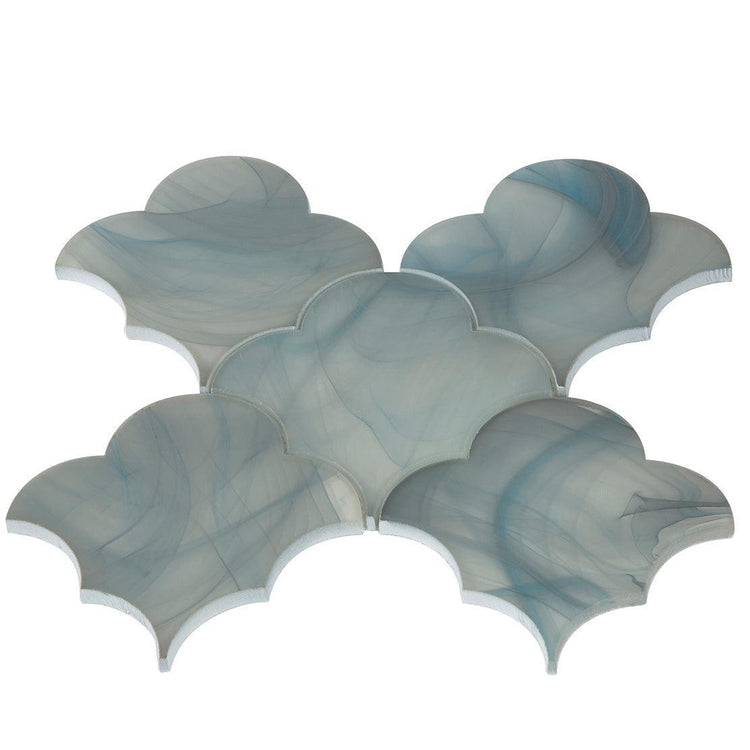 Sea Glass Cloud Blue Mosaic Tile | Tile Club