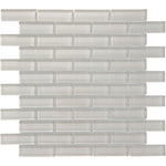 Pearl Gray Glass Brick Tile Sample