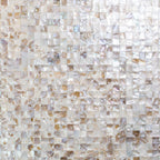 Seashell Dreams Square Mosaic Tile | Tile Club