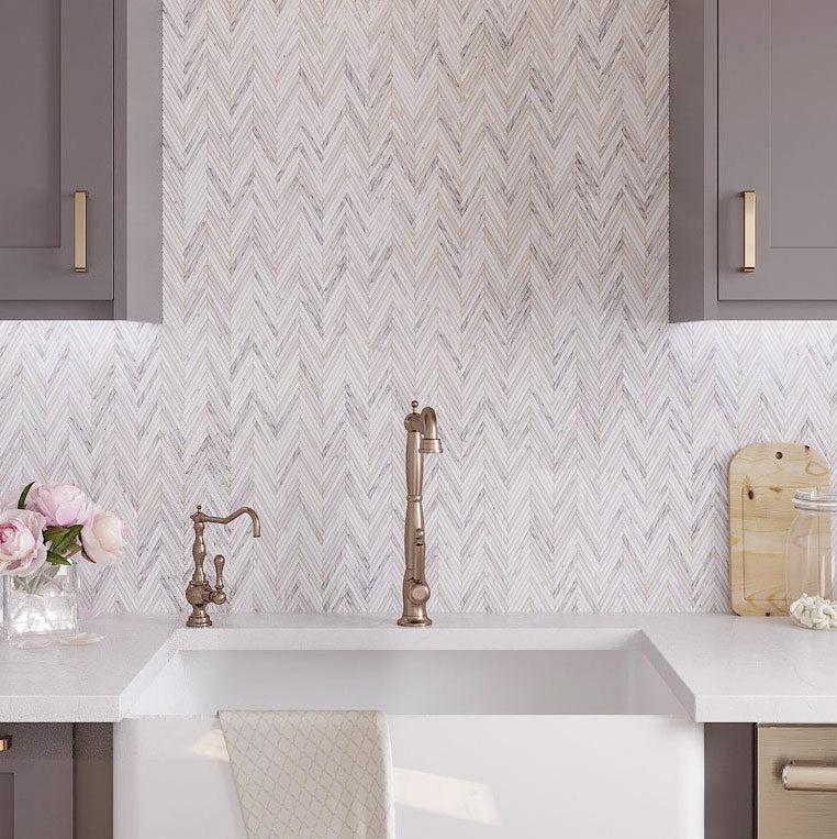 Bright Thin Chevron Vinyl