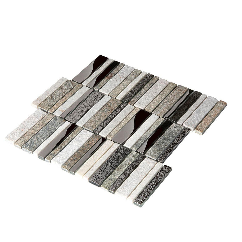 Villa Rapids Quartz & Glass Mosaic Tile | Tile Club
