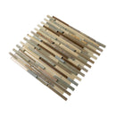 Waterfall Slate Linear Glass And Slate Mosaic Tile | Tile Club