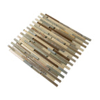 Waterfall Slate Linear Glass And Slate Mosaic Tile | Tile Club