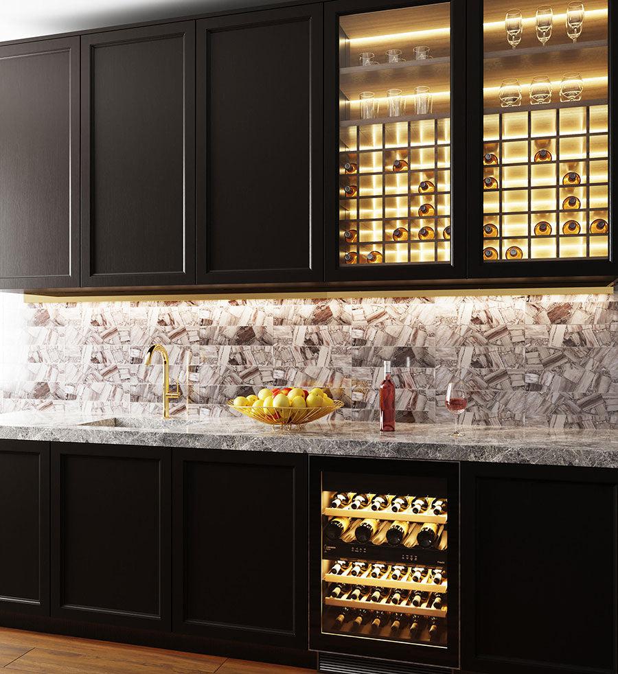 3" x 12" Agate and Shale Glass Tile | Tile Club