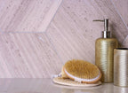 wood look hexagon tile