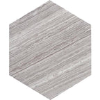 wood look hexagon marble tile