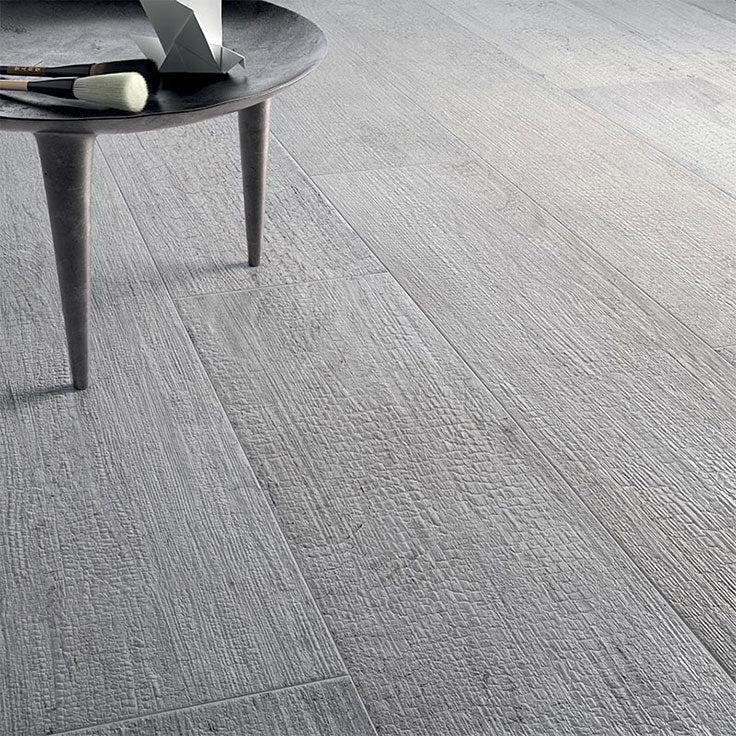 Kasai Fumo Gray Wood Look Porcelain Tile
