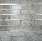 3x12 Beveled Antique Mirror Glass Subway Tile | Tile Club