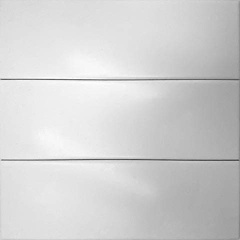 White Matte Ceramic Subway Wall Tile 4x12 | Tile Club