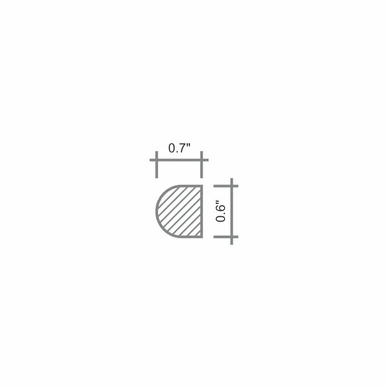 Desert Sand Marble Pencil Liner Polished | Tile Club