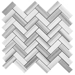1x3" Equator Herringbone Polished Mosaic Tile | Tile Club