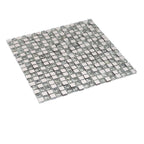 Breeze Silver Glass Mosaic Tile | Tile Club