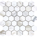 2" Calacatta Gold Hexagon Tile Polished | Tile Club | Position1