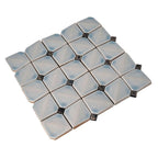 Chateau Blue Square Ceramic Mosaic Tile | Tile Club